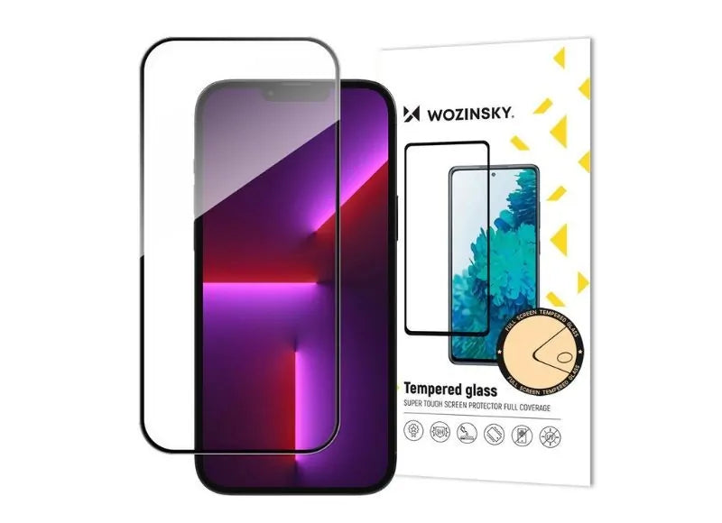 WOZINSKY 3D TEMPERED GLASS iPHONE 15 (BLACK)