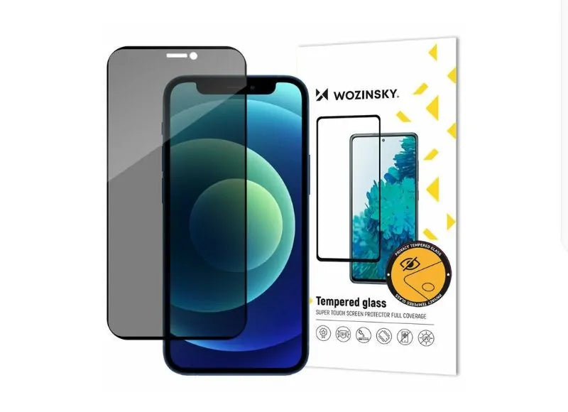 WOZINSKY PRIVACY 3D TEMPERED GLASS IPHONE 12 PRO MAX