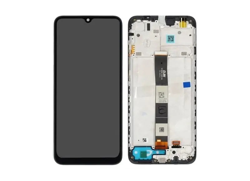 Αυθεντική Οθόνη Xiaomi Redmi 10A Black (Xiaomi Service Pack 560001C3L200)