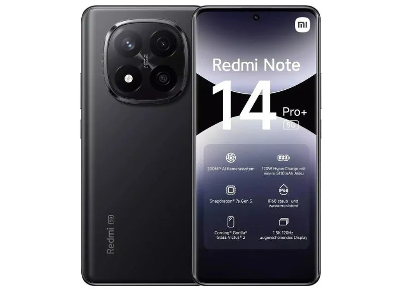 XIAOMI REDMI NOTE 14 PRO PLUS 5G (12GB/512GB) MIDNIGHT BLACK