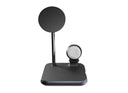 ZENS (4IN1) WIRELESS CHARGER 2x10W - (ALUMINUM,BLACK)