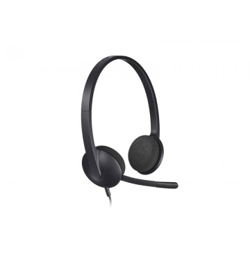 LOGITECH USB HEADSET H340 BLACK