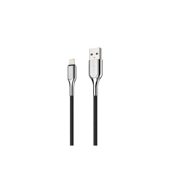 CYGNETT USB TO LIGHTNING ARMOURED MFI CABLE 3M - BLACK