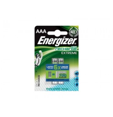 ENERGIZER EXTREME HR03 RECHARGEABLE BATTERY 800mAh - AAA...