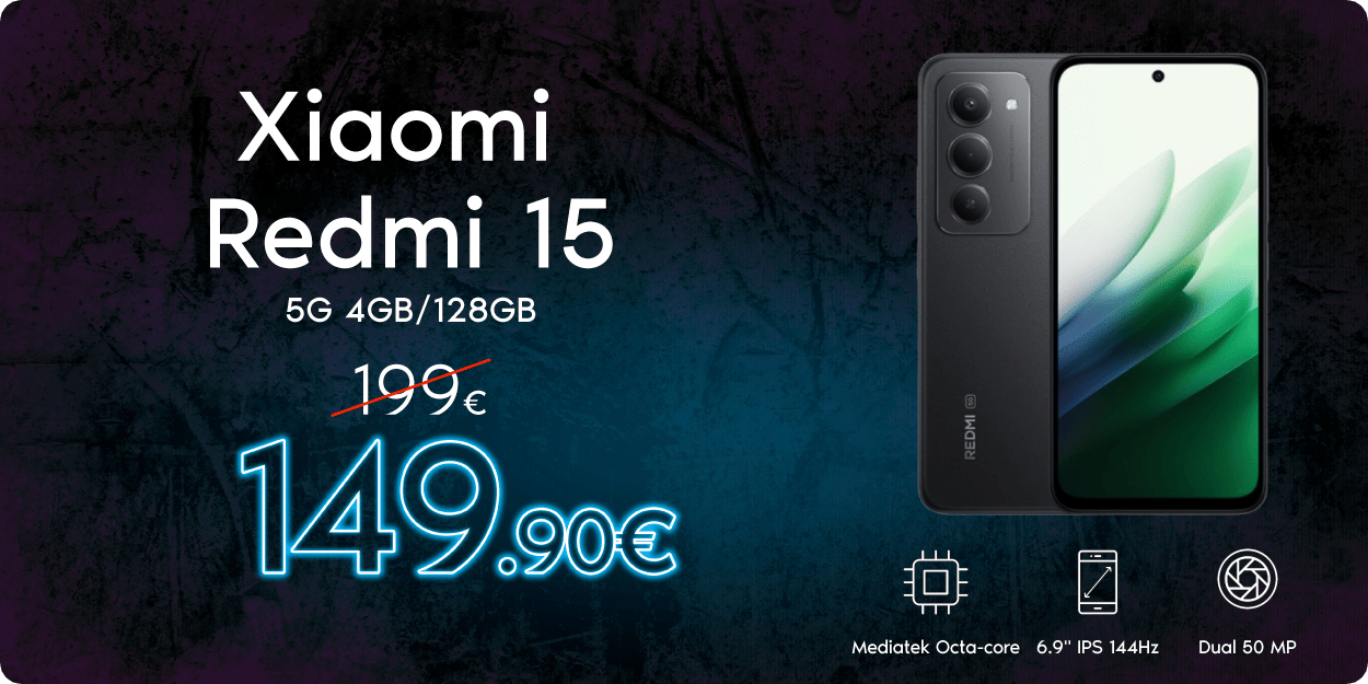 Xiaomi Redmi15 5G 4GB/128GB - TheFixers - Black Friday Deals